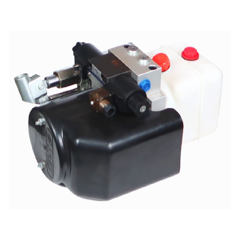 24V DC 1.6kw Double-Acting Hydraulic Power Pack For Trailer And Dump Truck Remote Optional